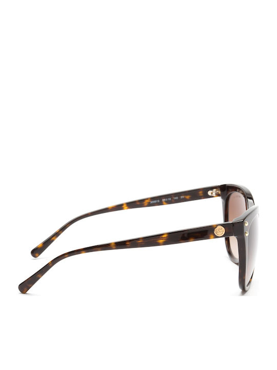 Michael Kors Jan Feminini Ochelari de soare cu Maro Cadru și Maro Degrade Polarized Oglindă Lentilă
