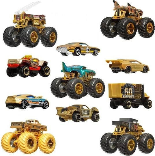 Hot Wheels Monstertrucks Trophy Champions Collection Jdw07