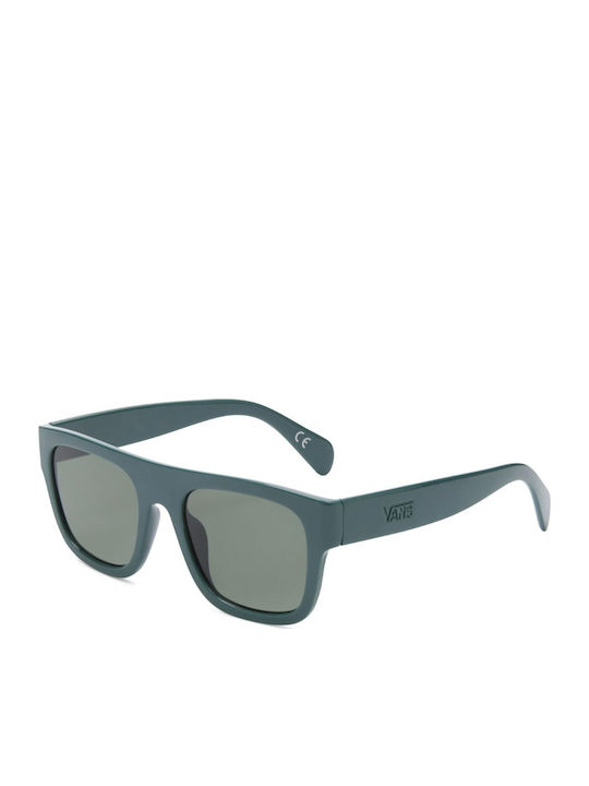 Vans Squared Off Unisex Sunglasses with Green Plastic Frame and Green Lens VN0A7PR1BDX