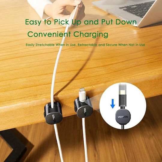 Cable Holder Magnetic Ugreen Lp886 45797 Black