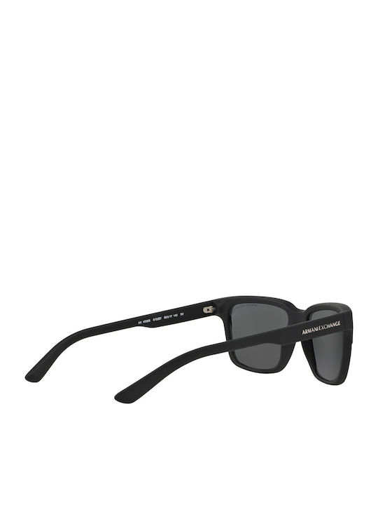 Armani Exchange Ανδρικά Γυαλιά Ηλίου με Μαύρο Κοκκάλινο Σκελετό και Γκρι Φακό AX4026S 812287
