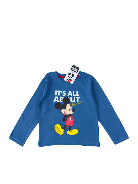 Детска блуза Blue Mickey