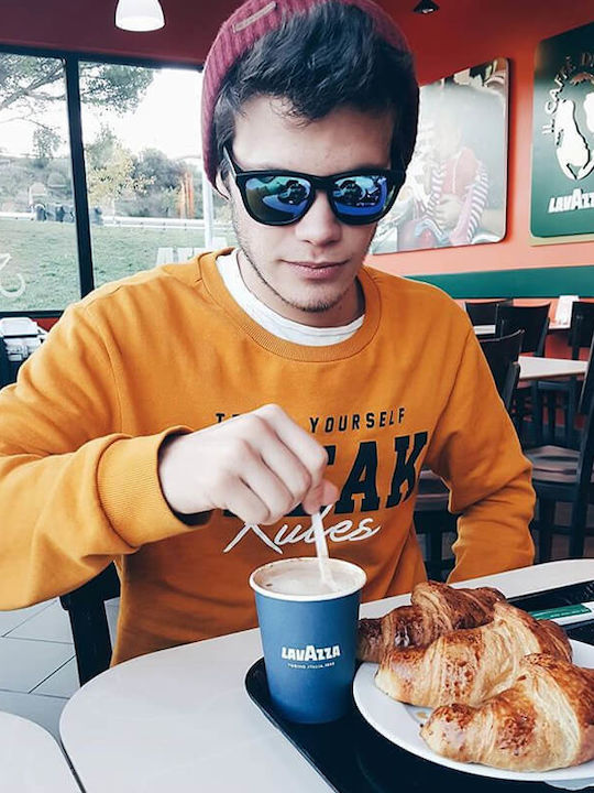 Hawkers One Unisex Γυαλιά Ηλίου με Μαύρο Κοκκάλινο Σκελετό και Πράσινο Polarized Φακό HKRS1004