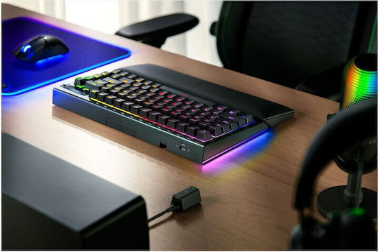 Razer BlackWidow V4 Pro Fără fir Gaming Tastatură Mecanică 75% cu Razer Orange comutatoare și iluminare RGB (Engleză Internațională)