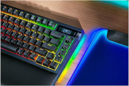 Razer BlackWidow V4 Pro Fără fir Gaming Tastatură Mecanică 75% cu Razer Orange comutatoare și iluminare RGB (Engleză Internațională)