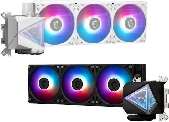 MSI MAG CoreLiquid Охлаждане AIO CPU с 3 Вентилатора 120mm и ARGB Осветление
