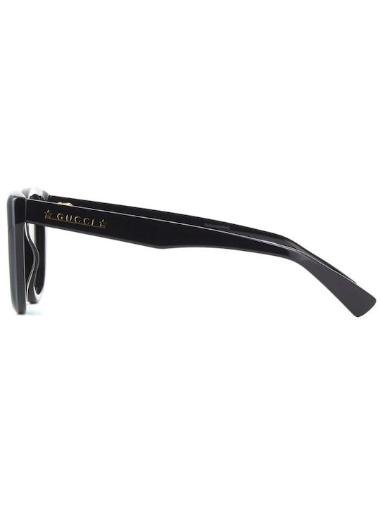 Gucci Women's Sunglasses With Black Horn-Rimmed Frame And Grey Lens GG1588S 001