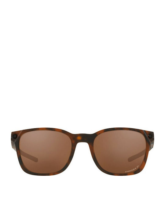 Oakley Ojector Men's Sunglasses with Brown Tartaruga Plastic Frame and Brown Lens OO9018-05