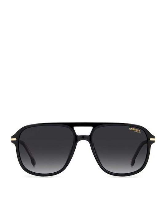 Carrera Men's Sunglasses with Black Horn-Rimmed Frame and Grey Gradient Lens 279/S 2M29O