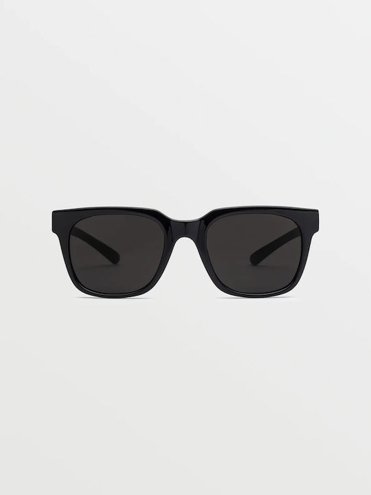 Volcom Morph Unisex Sunglasses with Plastic Frame Gloss Black / Gray VE03000201