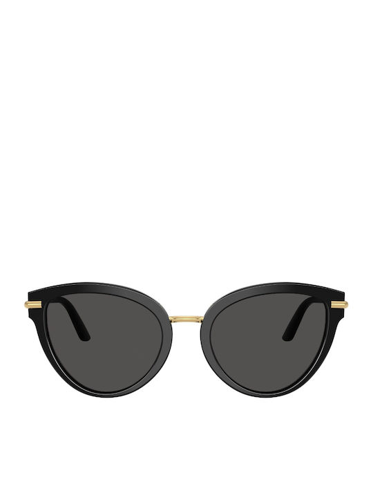 Dolce & Gabbana Дамски Слънчеви Очила с Черна Рамка и Черни Преливащи Стъкла DG4492 32998G