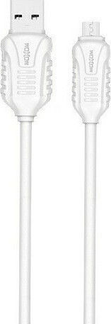 Moxom Regular USB 2.0 spre micro USB Cablu Alb 1m 1buc