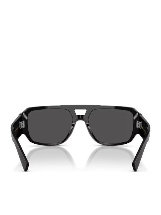 Dolce & Gabbana Мъжки Слънчеви Очила с Черна Пластмасова Рамка и Сиви Стъкла DG4482 501/87