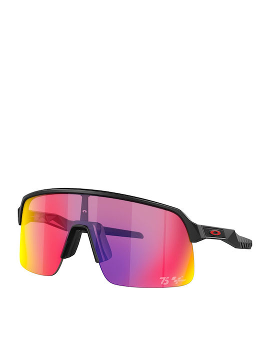 Oakley Sutro Lite Unisex Sunglasses with Black Plastic Frame and Pink Mirror Lens OO9463-62