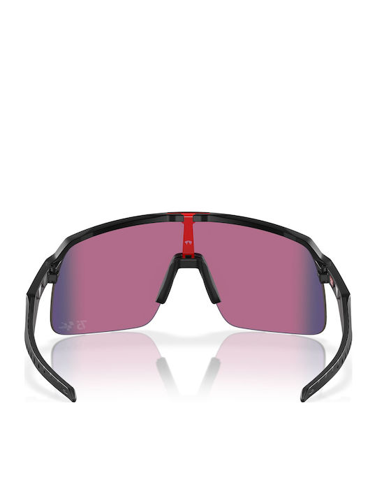 Oakley Sutro Lite Unisex Sunglasses with Black Plastic Frame and Pink Mirror Lens OO9463-62