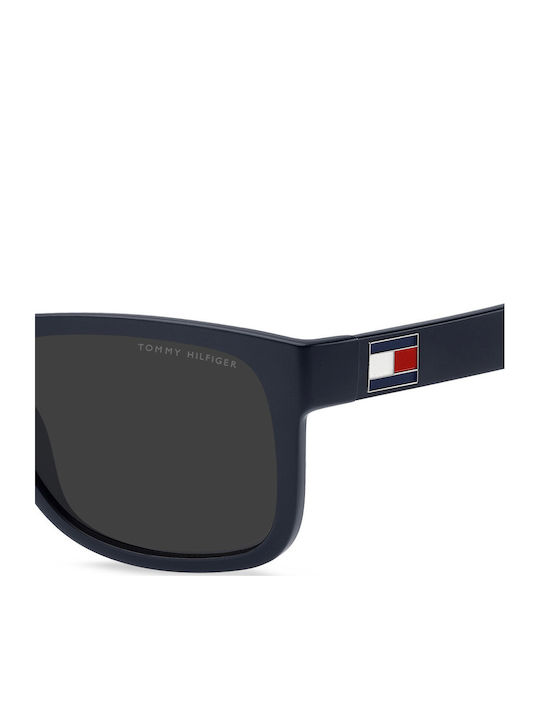 Tommy Hilfiger Ανδρικά Γυαλιά Ηλίου με Navy Μπλε Κοκκάλινο Σκελετό και Γκρι Φακό TH1556/N/S FLL/IR