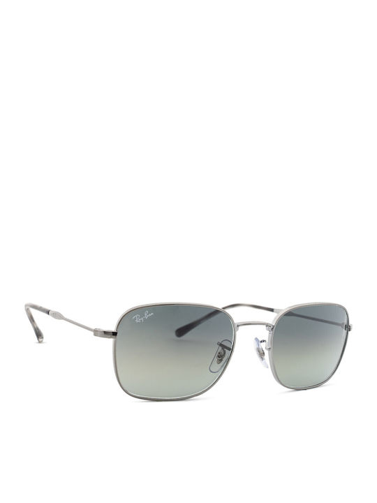 Ray Ban Unisex Ochelari de soare cu Argintiu Cadru și Gri Degradati Lentilă
