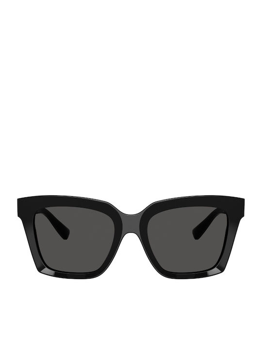 Dolce & Gabbana Women's Sunglasses with Black Horn-Rimmed Frame and Grey Lens DG4498 501/87