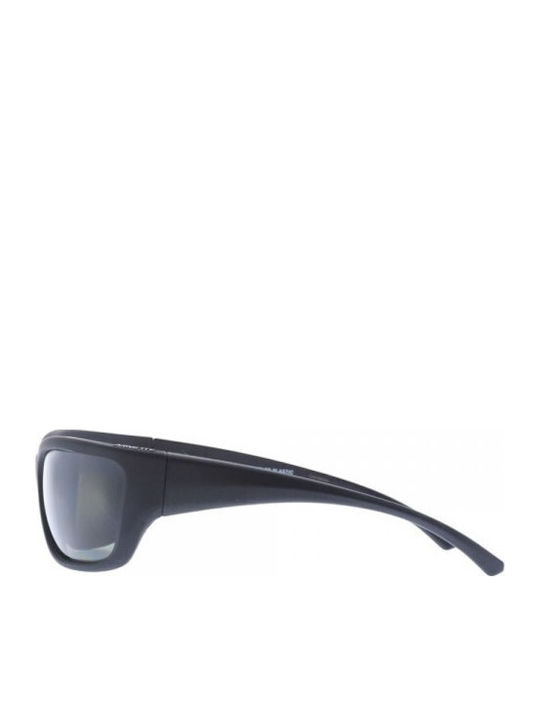 Arnette Bubblewrap Men's Sunglasses with Black Plastic Frame and Green Lens AN4353 29009A