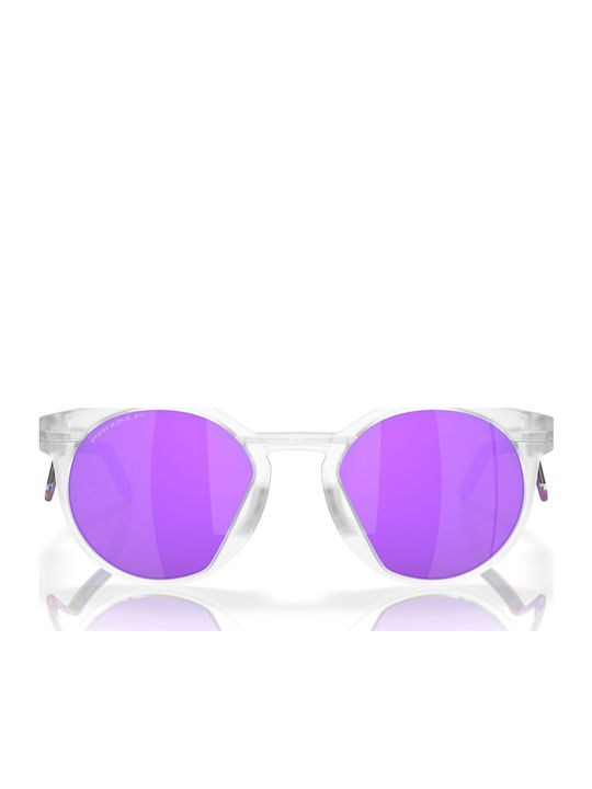 Oakley Prizm Мъжки Слънчеви Очила с Прозрачна Пластмасова Рамка и Лилави Огледални Стъкла OO9279-02