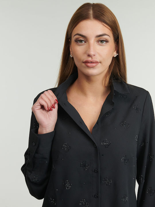 Women's Long Sleeve Shirt Black