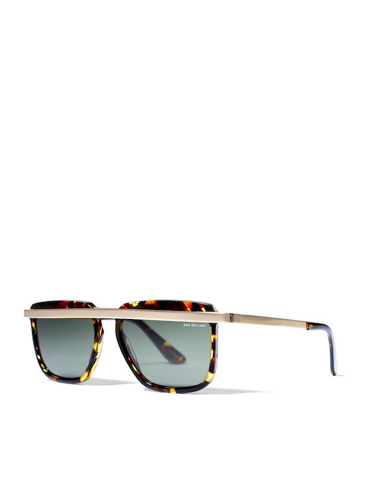 Bob Sdrunk Faith 02 Tortoise / Gold Herren Sonnenbrille mit Braun Schildkröte Gestell und Gray Linse