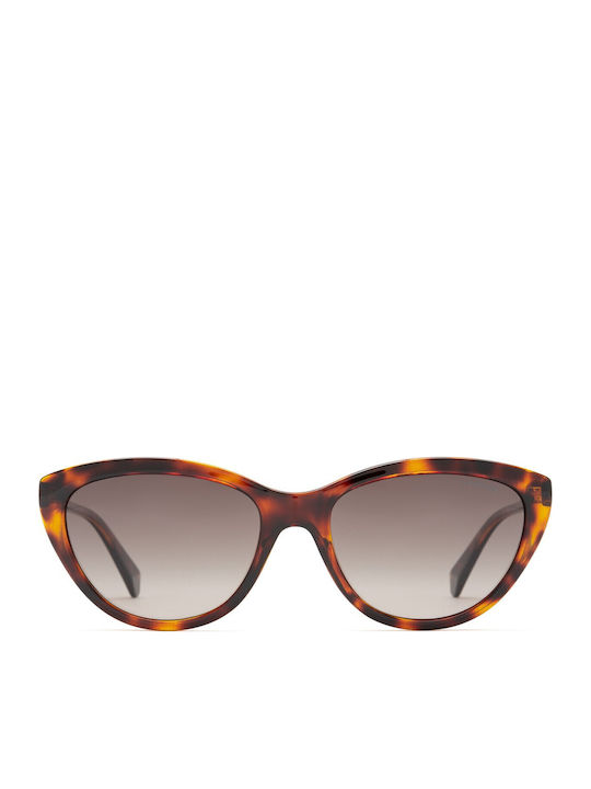 Polaroid Women's Sunglasses with Brown Tartaruga Plastic Frame and Brown Gradient Polarized Lens PLD4080/S 086LA