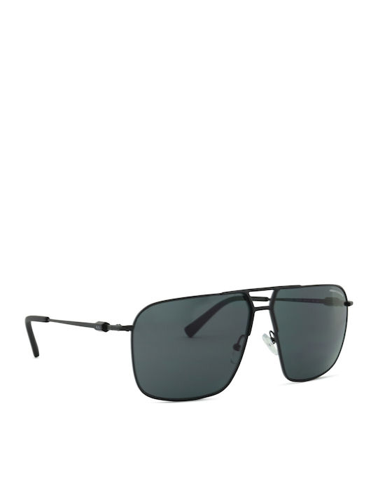 Armani Exchange Мъжки Слънчеви Очила с Черна Метална Рамка и Сиви Стъкла AX2050S 600087