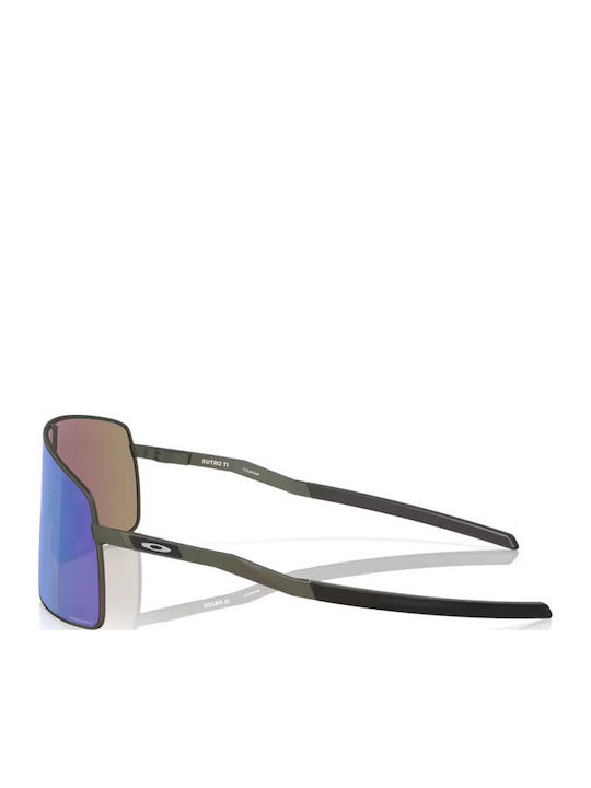 Oakley Sutro Ti Unisex Γυαλιά Ηλίου με Μαύρο Μεταλλικό Σκελετό και Μπλε Φακό OO6013-04