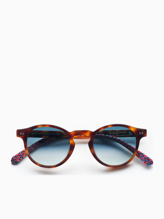 Etnia Barcelona Mission District II Unisex Sunglasses with Brown Tartaruga Plastic Frame