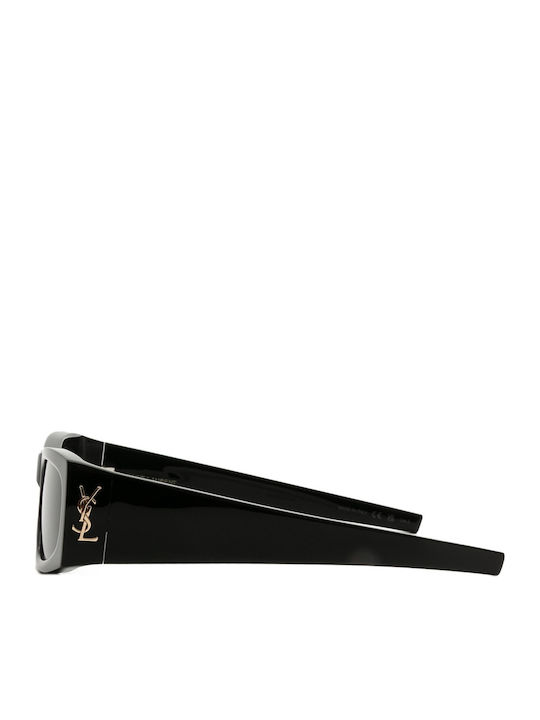 Ysl Unisex Ochelari de soare cu Negru Cadru și Negru Lentilă