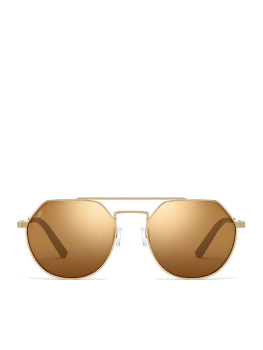 Serengeti Shelby Unisex Γυαλιά Ηλίου με Χρυσό Μεταλλικό Σκελετό και Polarized Καθρέφτη Φακό SS533003