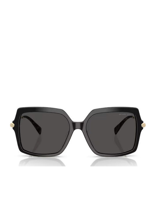 Michael Kors Quogue Women's Sunglasses with Black Plastic Frame and Black Lens MK2247U 3950
