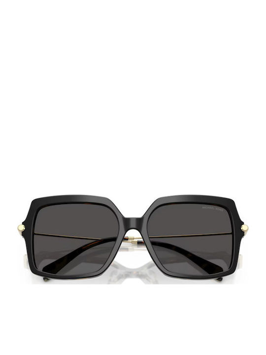 Michael Kors Quogue Women's Sunglasses with Black Plastic Frame and Black Lens MK2247U 3950