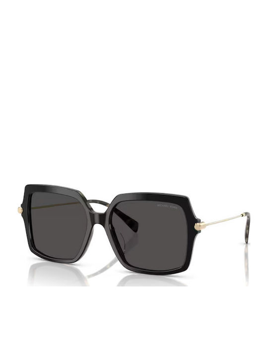 Michael Kors Quogue Women's Sunglasses with Black Plastic Frame and Black Lens MK2247U 3950