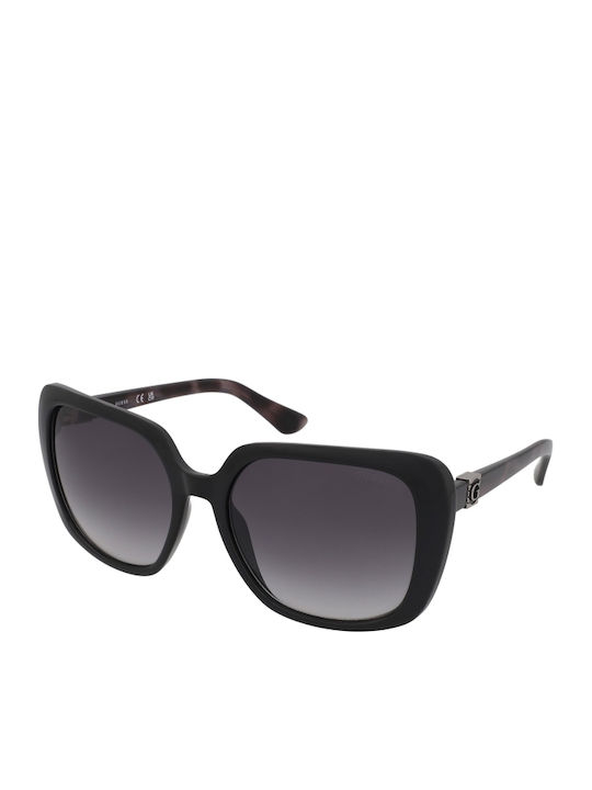 Guess Guess Women's Sunglasses with Black Horn-Rimmed Frame and Grey Gradient Lenses GU7863 05B