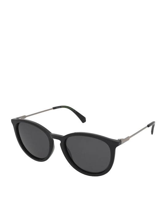 Polaroid Unisex Sunglasses with Black Frame and Gray Polarized Lens PLD4143/S/X 807/M9