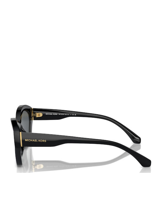 Michael Kors Le Praz Women's Sunglasses with Black Plastic Frame and Black Gradient Lens