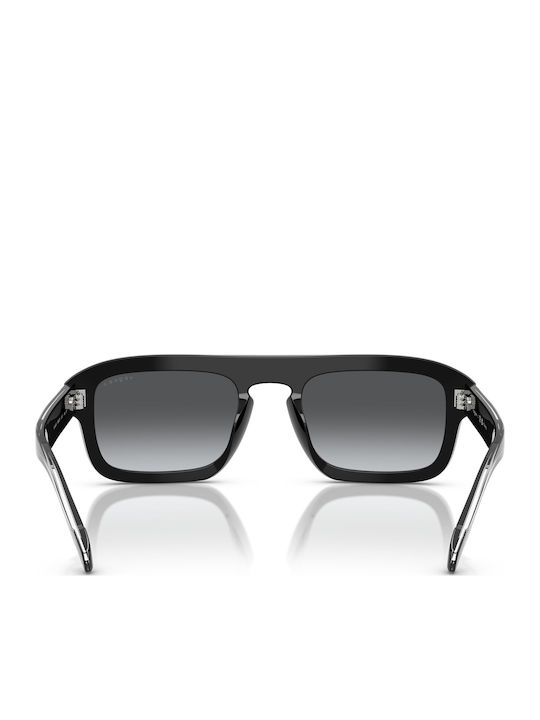 Vogue Men's Sunglasses with Black Plastic Frame and Gray Gradient Polarized Lens VO5620S W44/T3