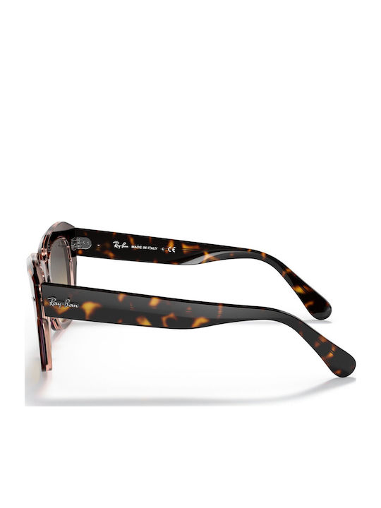 Ray Ban State Street Women's Sunglasses with Brown Tartaruga Plastic Frame and Brown Gradient Lens RB2186 1324/BG
