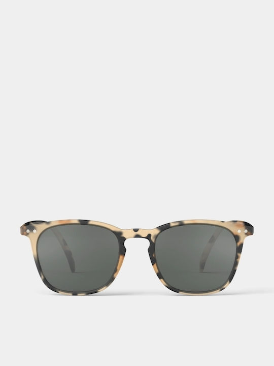 Izipizi Men's Sunglasses With Brown Tartaruga Horn-Rimmed Frame And Gray Lens