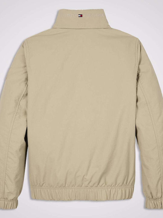 Kids' Casual Jacket with Hood Beige Essential