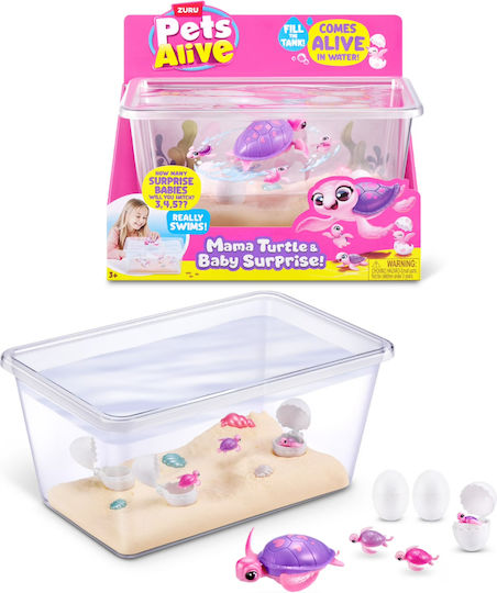 Миниатюрна играчка Pets Alive Mama Turtle Surprise за 3+ Години 25см.