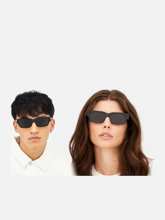 Retrosuperfuture Roma Sunglasses Μαύρα with Acetate Frame & Black Lens