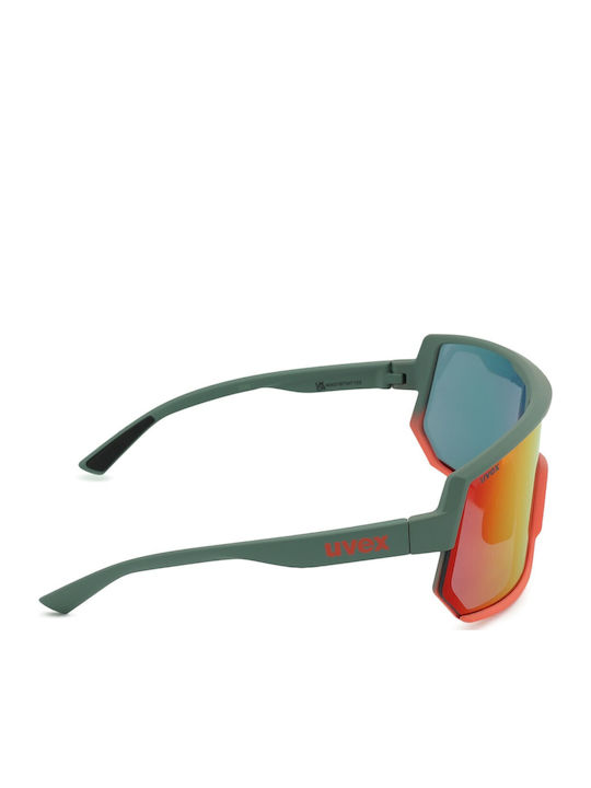 Uvex Sportstyle 235 Men's Sunglasses with Plastic Frame Moss Grapefruit Matt S5330037316