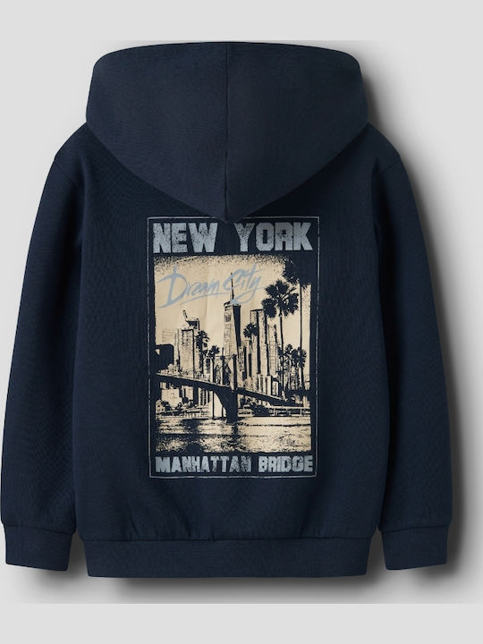 Παιδική Ζακέτα με Κουκούλα Navy Blazer