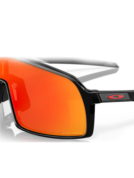 Oakley Sutro S Men's Sunglasses with Black Plastic Frame and Red Mirror Lens OO9462-09