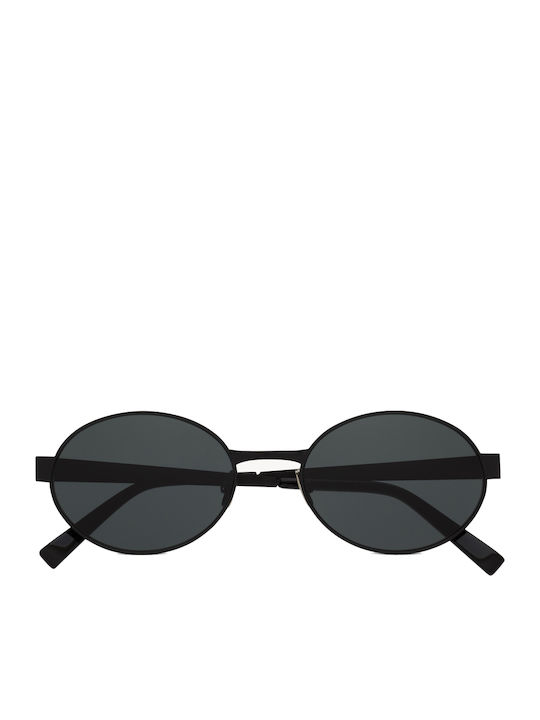 Ysl Unisex Sunglasses with Black Metal Frame and Black Lens SL 692 001