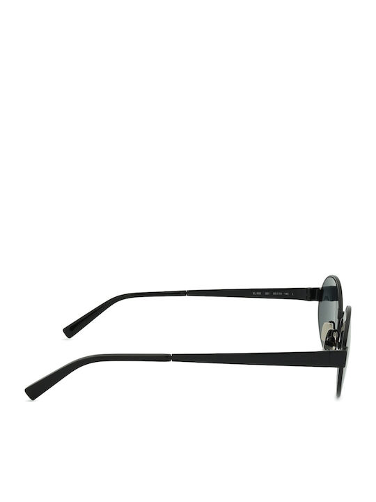 Ysl Unisex Sunglasses with Black Metal Frame and Black Lens SL 692 001