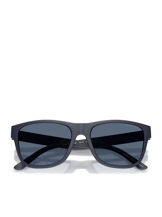 Emporio Armani Men's Sunglasses with Navy Blue Plastic Frame and Blue Lens EA4243 624480